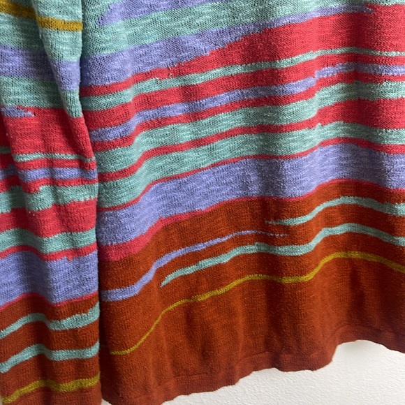 Soft Surroundings Beachy stripe sweater L - Picture 3 of 8